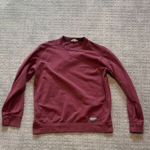 Eddie Bauer Men's Crewneck Sweatshirt - Burgundy